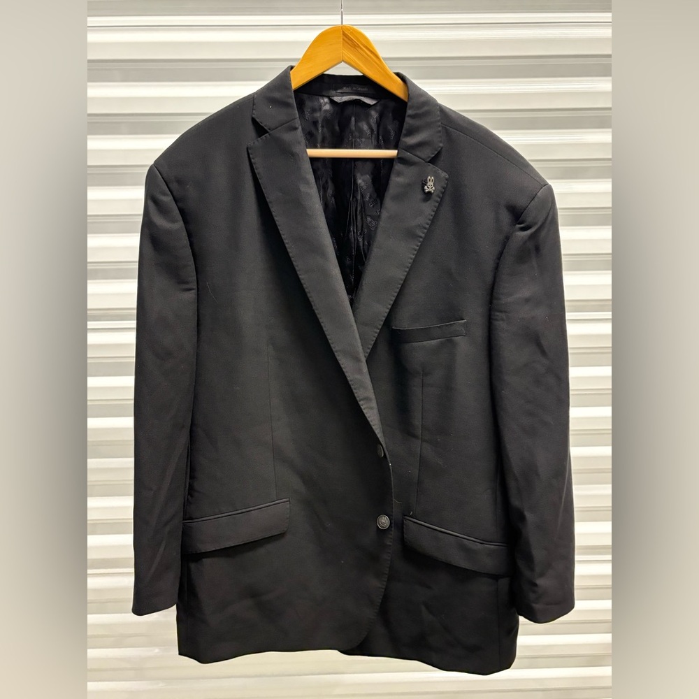 Psycho Bunny Classic Black Men's Blazer size 56R